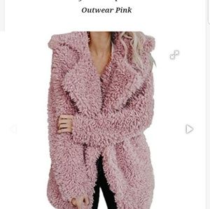 TUDUZ Womens Wool Cardigan Coat Jacket